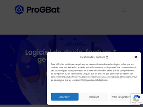 'progbat.com' screenshot