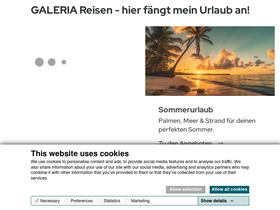 'galeria-reisen.de' screenshot