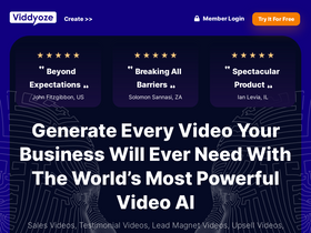 'viddyoze.com' screenshot