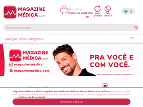 'magazinemedica.com.br' screenshot