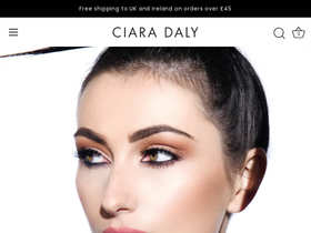 ciaradalymakeup.com homepage screenshot