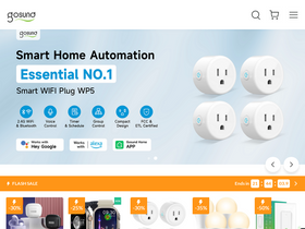 'gosund.com' screenshot