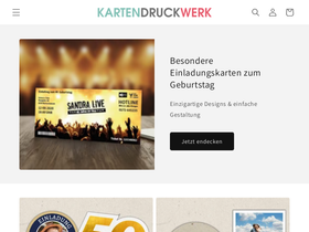 kartendruckwerk.de homepage screenshot