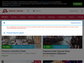 'bonuszbrigad.hu' screenshot