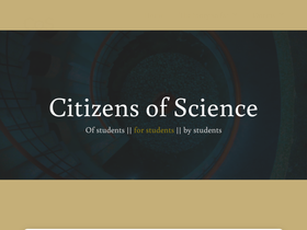 'citizensofscience.com' screenshot