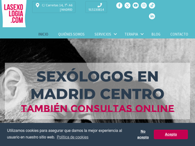'lasexologia.com' screenshot
