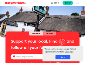 'useyourlocal.com' screenshot