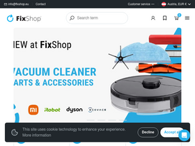 'fixshop.eu' screenshot