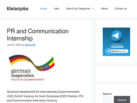 'elelanjobs.com' screenshot