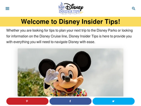 'disneyinsidertips.com' screenshot