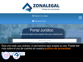 'zonalegal.net' screenshot