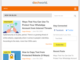 'otechworld.com' screenshot