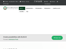 'dlsud.edu.ph' screenshot