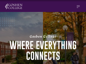 'goshen.edu' screenshot