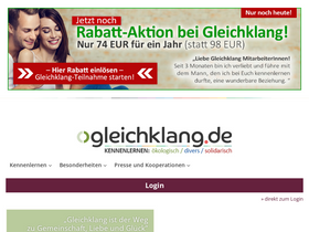 'gleichklang.de' screenshot
