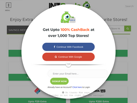 'inrdeals.com' screenshot