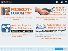 'robot-forum.com' screenshot