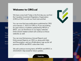 'iiroc.ca' screenshot