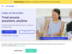 'snackmagic.com' screenshot