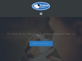 'prodogsdirect.org.uk' screenshot