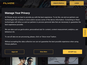 'filmzie.com' screenshot