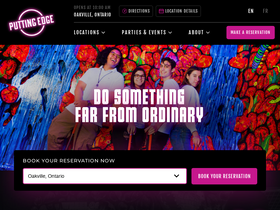 'puttingedge.com' screenshot