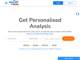 'mypat.in' screenshot