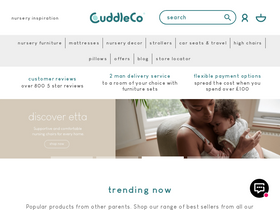 CuddleCo website screenshot