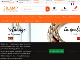 'silamp.fr' screenshot