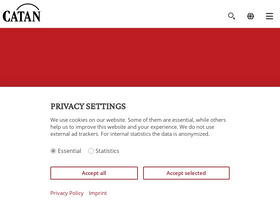 'catan.com' screenshot