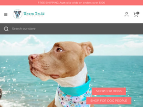 urbantailspetboutique.com homepage screenshot