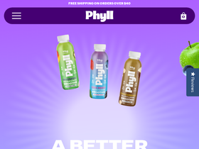 phyll.com homepage screenshot