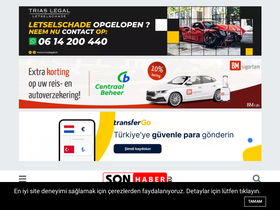 'sonhaber.eu' screenshot