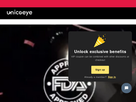 'unicoeye.com' screenshot