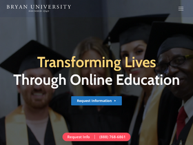 'bryanuniversity.edu' screenshot