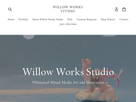 Willow Works Studio website screenshot