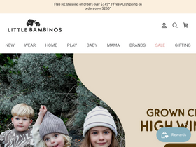littlebambinos.co.nz homepage screenshot