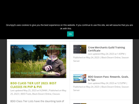 'grumpygreen.cricket' screenshot