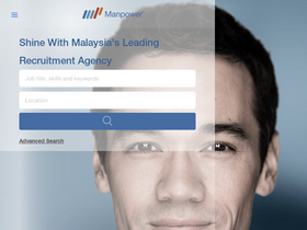 'manpower.com.my' screenshot