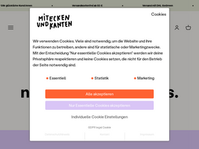 'miteckenundkanten.com' screenshot