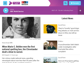 'wvxu.org' screenshot