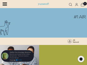 'yumwoof.com' screenshot