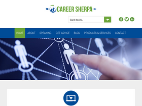 'careersherpa.net' screenshot
