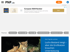 'pnp.de' screenshot