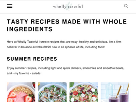 'whollytasteful.com' screenshot