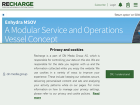 'rechargenews.com' screenshot