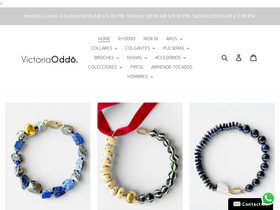 victoriaoddo.com homepage screenshot