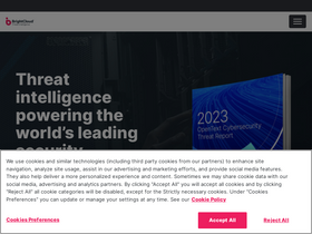 'brightcloud.com' screenshot