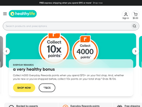 'healthylife.com.au' screenshot