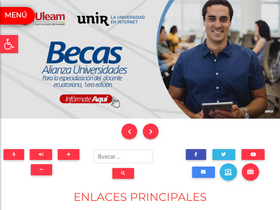 'uleam.edu.ec' screenshot